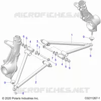 SUSPENSION, A-ARM AND STRUT MOUNTING