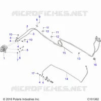 BRAKES, REAR BRAKE LINES