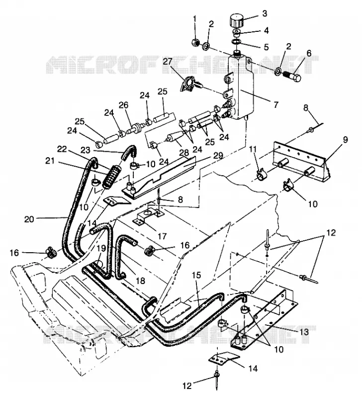 COOLING SYSTEM CLASSIC TOURING 0963365 AND EUROPEAN CLASSIC TOURING E963365 (4933623362B007)