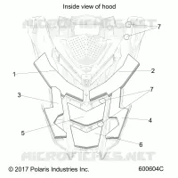 HOOD FOAM/FIBER