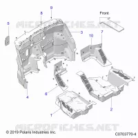 FLOOR PANELS, FRONT