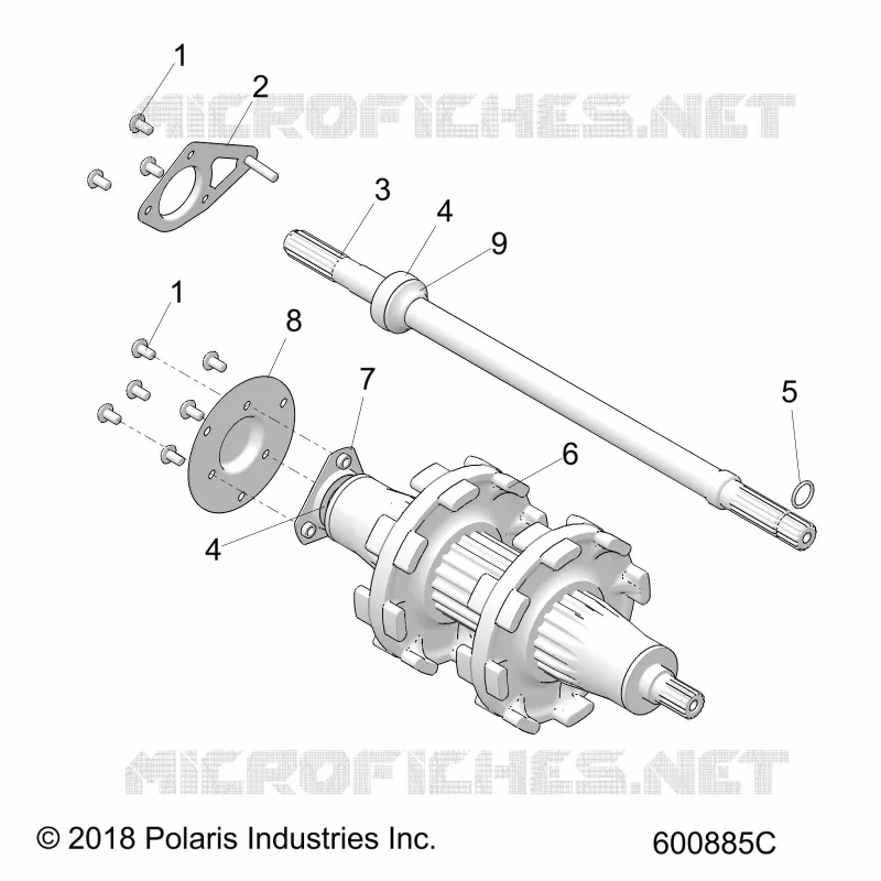 DRIVE TRAIN, JACKSHAFT AND DRIVE SHAFT