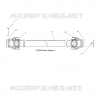 DRIVE TRAIN, FRONT PROP SHAFT