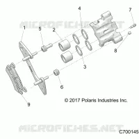 BRAKES, REAR CALIPER