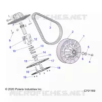 DRIVE TRAIN, SECONDARY CLUTCH