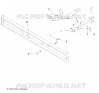 FRAME, OPTIONS, BUMPER AND MOUNT, FRONT, RUGGED