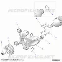 SUSPENSION, REAR CARRIER AND HUB