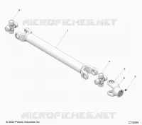 DRIVE TRAIN, REAR PROP SHAFT