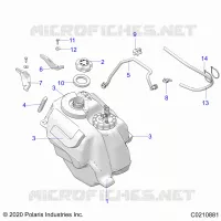 FUEL SYSTEM, FUEL TANK ASM.