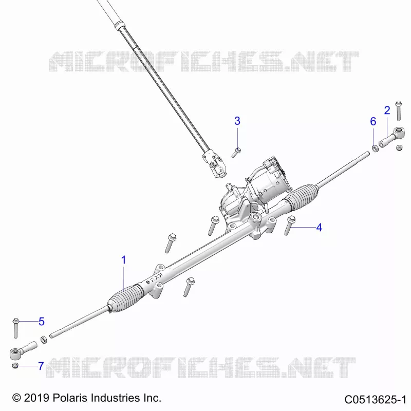 LOWER STEERING STEERING ASM.