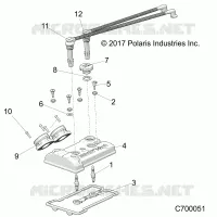 THROTTLE BODY AND VALVE COVER