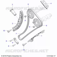 CAM CHAIN AND SPROCKET