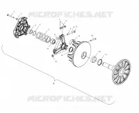 DRIVE CLUTCH (MANUAL START MODELS)