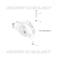 DRIVE TRAIN, GEARCASE MOUNTING, FRONT