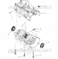 CRANKCASE 440 0962760 (4931743174C005)