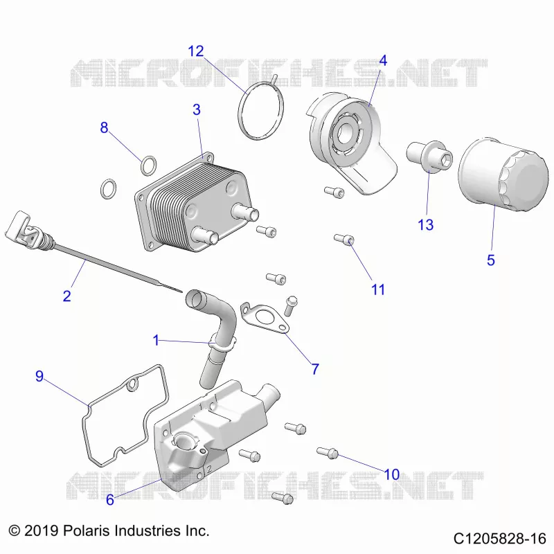 ENGINE, DIPSTICK & OIL FILTER
