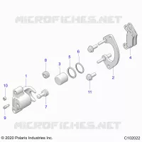 FRONT BRAKE CALIPER