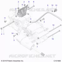 DRIVE TRAIN, MAIN GEARCASE MOUNTING