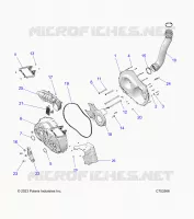 DRIVE TRAIN, CLUTCH COVER AND DUCTING