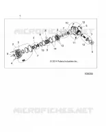 DRIVE TRAIN, FRONT GEARCASE INTERNALS (TO 1/4/16)