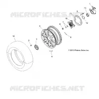 WHEELS, FRONT AND HUB