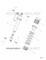 SUSPENSION, FRONT SHOCK MOUNTING