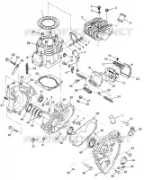 CRANKCASE AND CYLINDER