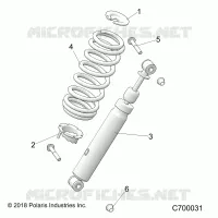 FRONT SUSPENSION SHOCK MOUNTING