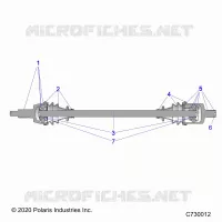 DRIVE TRAIN, FRONT HALF SHAFT