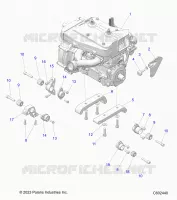 ENGINE, MOUNTING & LONG BLOCK