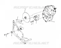 RIGHT GEARCASE   BRAKE MOUNTING  TRAIL BLAZER (4919761976029A)