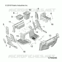 FRONT FLOOR AND ROCKERS- R22RSU99A9/AC/AM/AS/B9/BC/BM/BS (C700246)