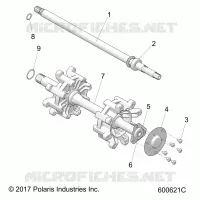 DRIVE TRAIN, JACKSHAFT AND DRIVE SHAFT