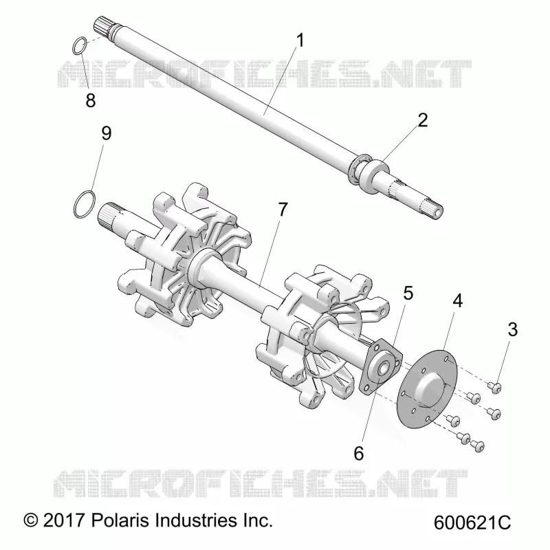 DRIVE TRAIN, JACKSHAFT AND DRIVE SHAFT