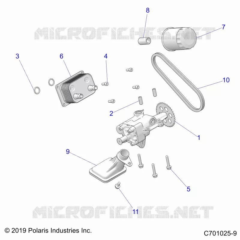 OIL PUMP AND OIL COOLER