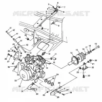 ENGINE MOUNTING SPORT 400L W98BA38C (4947234723A009)