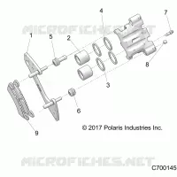 BRAKES, REAR CALIPER