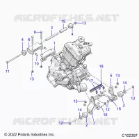 ENGINE, MOUNTING & LONG BLOCK