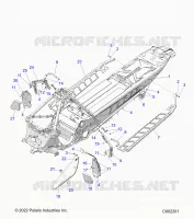 CHASSIS, CLUTCH GUARD, FOOTRESTS, AND RUNNING BOARDS