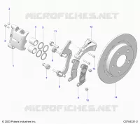 BRAKES, REAR CALIPER