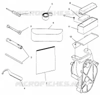 TOOL KIT/BOX 600 XCR SP 0965677 AND EUROPEAN 600 XCR SP E965677 (4932063206C007)