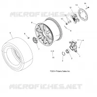 WHEELS, REAR AND HUB