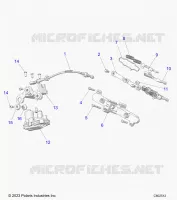 ENGINE, EXHAUST VALVE ASM. AND ACTUATOR