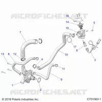 ENGINE, WATERPUMP AND BYPASS