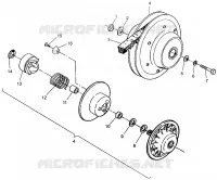 DRIVEN CLUTCH  MAGNUM 4X4 W968144 AND  SWEDISH MAGNUM 4X4 S968144 (4936053605C004)