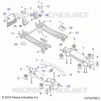SEAT MOUNTING, FRONT