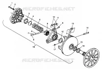 DRIVE CLUTCH 500 EFI 0973774 (4938423842B013)