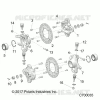 FRONT SUSPENSION HUB- R22TAA99A1/A7 (C700035)