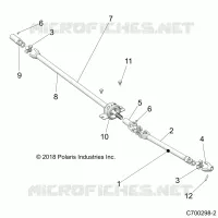 DRIVE TRAIN, FRONT PROP SHAFT
