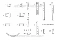 BODY, OPTIONS, 4 PASS HARD DOOR REPLACEMENT HARDWARE
